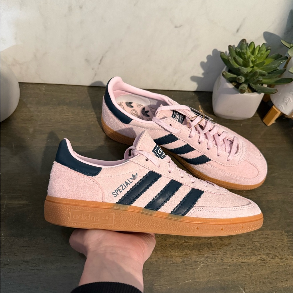 adidas Handball Spezial W Clear Pink / Arctic Night / Gum - Picture 11 of 12